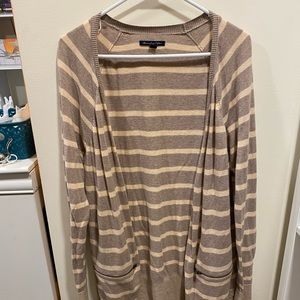 American Eagle Striped Cardigan